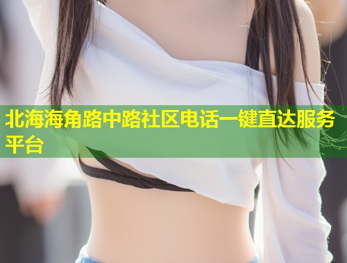 北海海角路中路社区电话一键直达服务平台