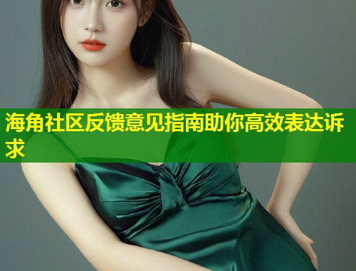 海角社区反馈意见指南助你高效表达诉求
