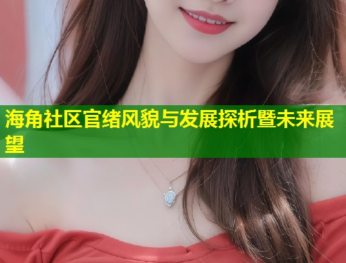 海角社区官绪风貌与发展探析暨未来展望