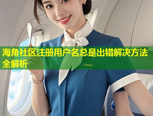 海角社区注册用户名总是出错解决方法全解析