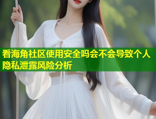 看海角社区使用安全吗会不会导致个人隐私泄露风险分析